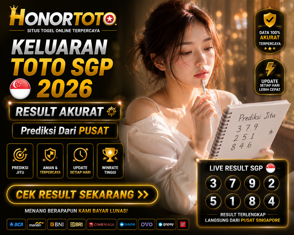 KELUARAN TOTO SGP 2026,RESULT AKURAT,Prediksi Dari PUSAT